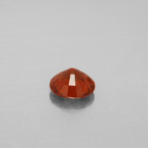 Grenat hessonite orange naturelle coupe roude, 1,22 ct, VS-SI