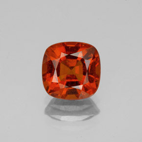 Grenat Hessonite Rouge vif naturelle Coupe coussin, 2.16 ct, VS-SI