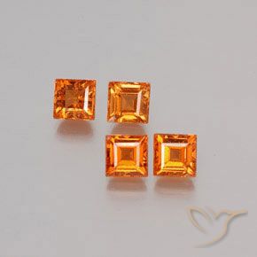 Shop natural 1.50ct Orange foncé Grenat Hessonite gems, Carré, from Sri Lanka at GemSelect. In stock, global shipping!