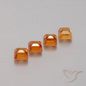 Shop natural 1.50ct Orange foncé Grenat Hessonite gems, Carré, from Sri Lanka at GemSelect. In stock, global shipping!