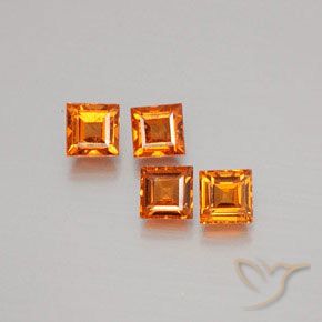 Shop natural 1.38ct Orange moyen-foncé Grenat Hessonite gems, Carré, from Sri Lanka at GemSelect. In stock, global shipping!