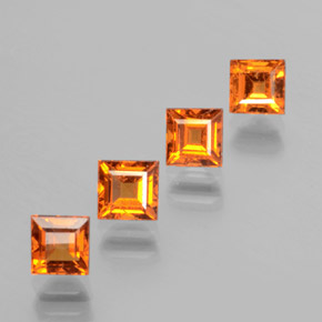 Achetez naturel 2.05ct Orange brunâtre Grenat Hessonite gems, Carré, En provenance Sri Lanka chez GemSelect. En stock, livraison internationale!