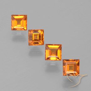 Shop natural 1.30ct Orange moyen Grenat Hessonite gems, Carré, from Sri Lanka at GemSelect. In stock, global shipping!