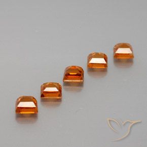 Shop natural 1.84ct Orange moyen-foncé Grenat Hessonite gems, Carré, from Sri Lanka at GemSelect. In stock, global shipping!