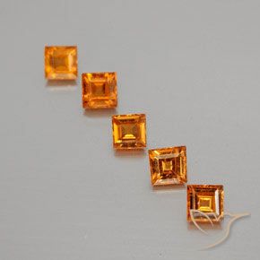 Shop natural 1.34ct Orange jaunâtre Grenat Hessonite gems, Carré, from Sri Lanka at GemSelect. In stock, global shipping!