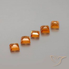 Shop natural 1.34ct Orange jaunâtre Grenat Hessonite gems, Carré, from Sri Lanka at GemSelect. In stock, global shipping!