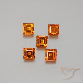 Shop natural 1.64ct Orange moyen Grenat Hessonite gems, Carré, from Sri Lanka at GemSelect. In stock, global shipping!