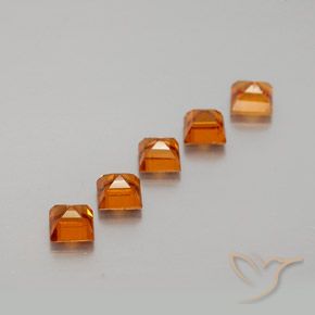 Shop natural 1.64ct Orange moyen Grenat Hessonite gems, Carré, from Sri Lanka at GemSelect. In stock, global shipping!