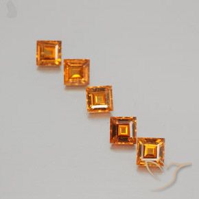 Shop natural 1.33ct Orange jaunâtre Grenat Hessonite gems, Carré, from Sri Lanka at GemSelect. In stock, global shipping!