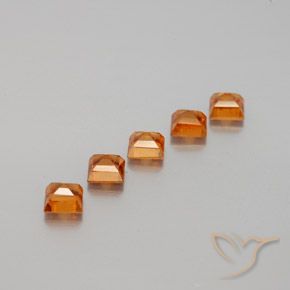 Shop natural 1.33ct Orange jaunâtre Grenat Hessonite gems, Carré, from Sri Lanka at GemSelect. In stock, global shipping!