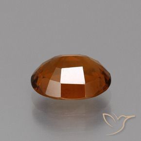 Grenat Hessonite Orange moyen naturelle ovale, 2.19 ct, VS-SI