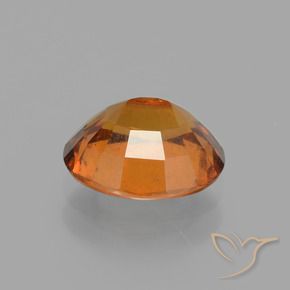 Grenat Hessonite Orange moyen naturelle ovale, 2.10 ct, VS-SI