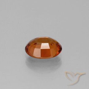 Grenat Hessonite Orange foncé naturelle ovale, 1.84 ct, VS