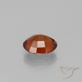Grenat Hessonite Orange foncé naturelle ovale, 1.87 ct, VS