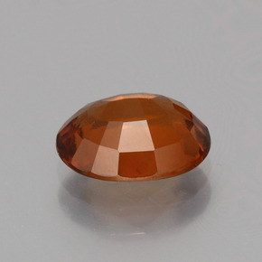 Grenat Hessonite Ambre orange naturelle Coupe ovale, 1.86 ct, VS
