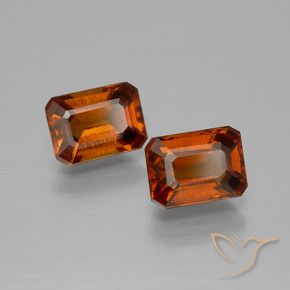 Shop natural 2.50ct Orange moyen-foncé Grenat Hessonite gems, Octogone / coupe Émeraude, from Sri Lanka at GemSelect. In stock, global shipping!