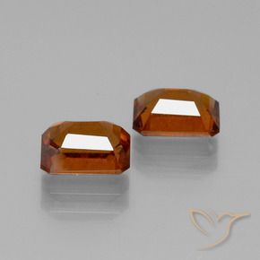 Shop natural 2.50ct Orange moyen-foncé Grenat Hessonite gems, Octogone / coupe Émeraude, from Sri Lanka at GemSelect. In stock, global shipping!