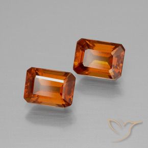 Shop natural 2.59ct Orange moyen-foncé Grenat Hessonite gems, Octogone / coupe Émeraude, from Sri Lanka at GemSelect. In stock, global shipping!