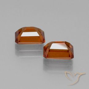 Shop natural 2.59ct Orange moyen-foncé Grenat Hessonite gems, Octogone / coupe Émeraude, from Sri Lanka at GemSelect. In stock, global shipping!