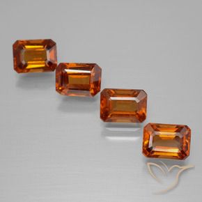 Shop natural 4.79ct Orange foncé Grenat Hessonite gems, Octogone / coupe Émeraude, from Sri Lanka at GemSelect. In stock, global shipping!