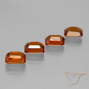 Shop natural 4.79ct Orange foncé Grenat Hessonite gems, Octogone / coupe Émeraude, from Sri Lanka at GemSelect. In stock, global shipping!