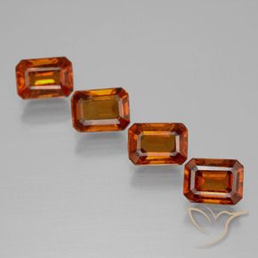 Shop natural 4.49ct Orange moyen Grenat Hessonite gems, Octogone / coupe Émeraude, from Sri Lanka at GemSelect. In stock, global shipping!