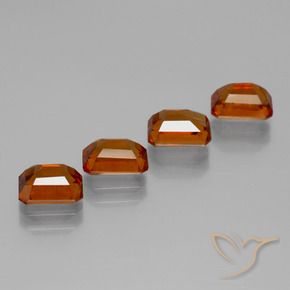 Shop natural 4.49ct Orange moyen Grenat Hessonite gems, Octogone / coupe Émeraude, from Sri Lanka at GemSelect. In stock, global shipping!