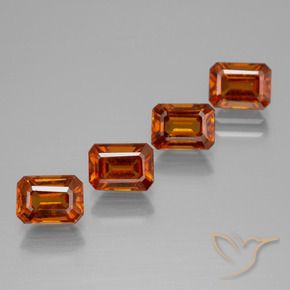 Shop natural 4.86ct Orange moyen Grenat Hessonite gems, Octogone / coupe Émeraude, from Sri Lanka at GemSelect. In stock, global shipping!