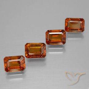 Shop natural 5.07ct Orange moyen Grenat Hessonite gems, Octogone / coupe Émeraude, from Sri Lanka at GemSelect. In stock, global shipping!