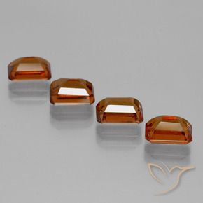 Shop natural 5.07ct Orange moyen Grenat Hessonite gems, Octogone / coupe Émeraude, from Sri Lanka at GemSelect. In stock, global shipping!