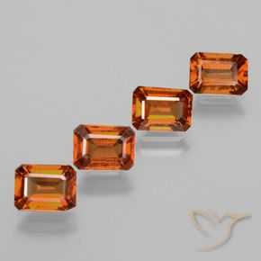 Shop natural 4.63ct Orange foncé Grenat Hessonite gems, Octogone / coupe Émeraude, from Sri Lanka at GemSelect. In stock, global shipping!