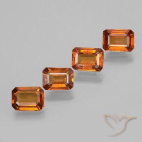 Shop natural 3.70ct Orange foncé Grenat Hessonite gems, Octogone / coupe Émeraude, from Sri Lanka at GemSelect. In stock, global shipping!