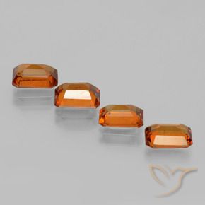 Shop natural 3.70ct Orange foncé Grenat Hessonite gems, Octogone / coupe Émeraude, from Sri Lanka at GemSelect. In stock, global shipping!