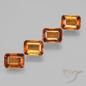 Shop natural 4.14ct Orange moyen Grenat Hessonite gems, Octogone / coupe Émeraude, from Sri Lanka at GemSelect. In stock, global shipping!