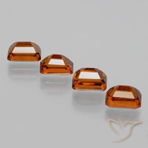 Shop natural 4.89ct Orange rougeâtre Grenat Hessonite gems, Octogone / coupe Émeraude, from Sri Lanka at GemSelect. In stock, global shipping!
