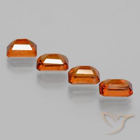 Shop natural 4.73ct Orange moyen-foncé Grenat Hessonite gems, Octogone / coupe Émeraude, from Sri Lanka at GemSelect. In stock, global shipping!