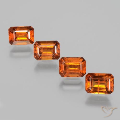 Shop natural 4.82ct Orange moyen Grenat Hessonite gems, Octogone / coupe Émeraude, from Sri Lanka at GemSelect. In stock, global shipping!