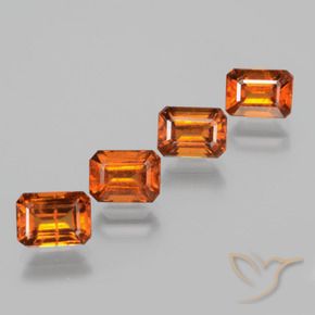 Shop natural 4.82ct Orange moyen Grenat Hessonite gems, Octogone / coupe Émeraude, from Sri Lanka at GemSelect. In stock, global shipping!