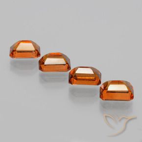 Shop natural 4.82ct Orange moyen Grenat Hessonite gems, Octogone / coupe Émeraude, from Sri Lanka at GemSelect. In stock, global shipping!