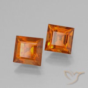Shop natural 2.81ct Orange moyen Grenat Hessonite gems, Carré, from Madagascar at GemSelect. In stock, global shipping!