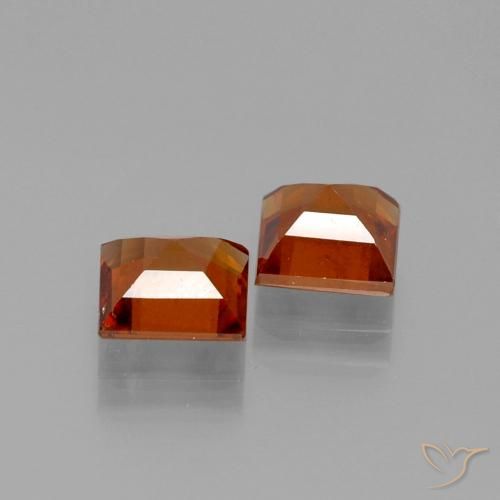 Shop natural 2.64ct Orange rougeâtre Grenat Hessonite gems, Carré, from Madagascar at GemSelect. In stock, global shipping!