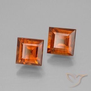Shop natural 2.43ct Orange moyen-foncé Grenat Hessonite gems, Carré, from Madagascar at GemSelect. In stock, global shipping!