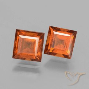 Shop natural 2.52ct Orange moyen-foncé Grenat Hessonite gems, Carré, from Sri Lanka at GemSelect. In stock, global shipping!