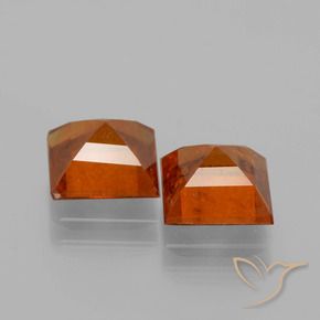 Shop natural 3.72ct Orange rougeâtre Grenat Hessonite gems, Carré, from Sri Lanka at GemSelect. In stock, global shipping!
