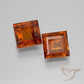 Shop natural 3.25ct Orange foncé Grenat Hessonite gems, Carré, from Sri Lanka at GemSelect. In stock, global shipping!