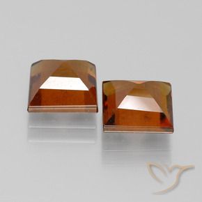 Shop natural 4.00ct Orange foncé Grenat Hessonite gems, Carré, from Sri Lanka at GemSelect. In stock, global shipping!