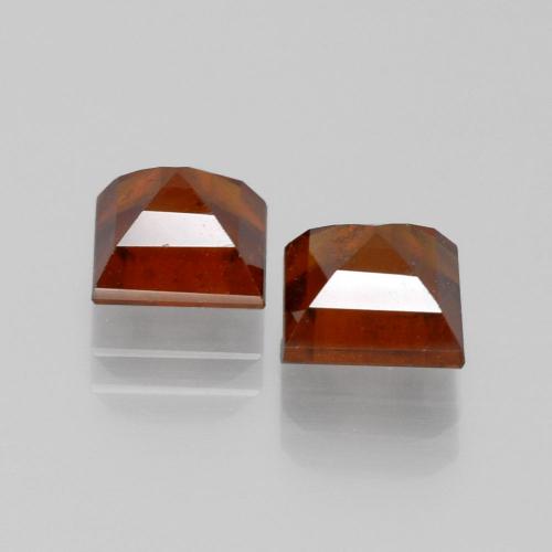Shop natural 4.31ct Orange foncé Grenat Hessonite gems, Carré, from Sri Lanka at GemSelect. In stock, global shipping!