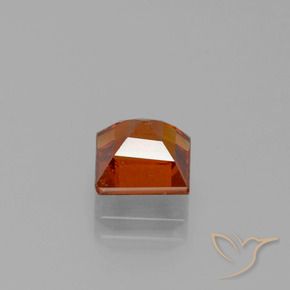 Grenat Hessonite Orange feu naturelle Carré, 2.18 ct, VS-SI