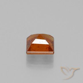 Grenat Hessonite Orange feu naturelle Carré, 2.00 ct, SI