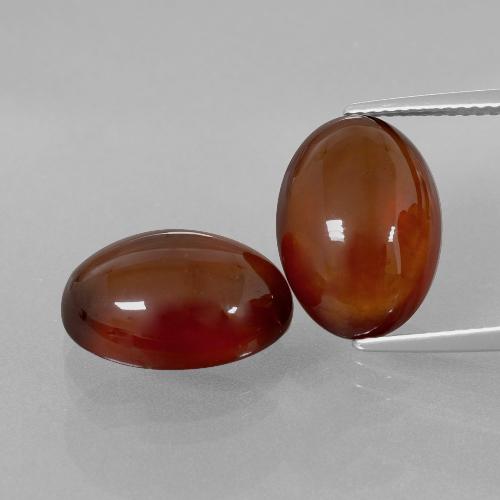 Achetez naturel 15.94ct Rouge à lèvres Grenat Hessonite gems, Coupe ovale, En provenance Sri Lanka chez GemSelect. En stock, livraison internationale!